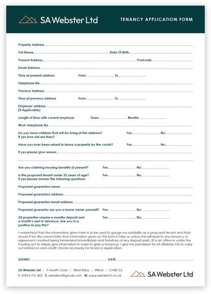 Application Form